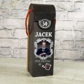 DREWNIANE PUDEŁKO NA WHISKY URODZINY SKRZYNIA IMIENINY PREZENT NA KAŻDA OKAZJE