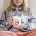 Prezent na Mikołajki Klasowe do Szkoły Święta Kubek świąteczny WŁASNY NAPIS IMIĘ PERSONALIZACJA
