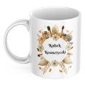 KUBEK SUBLIMACJA 330ML NADRUK dla KOSMETYCZKI SALON KOSMETYCZNY