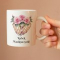 KUBEK 330 ML dla KOSMETYCZKI MANIKURZYSTKI SALON KOSMETYCZNY