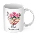 KUBEK 330 ML dla KOSMETYCZKI MANIKURZYSTKI SALON KOSMETYCZNY