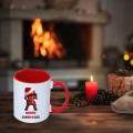 Kubek świąteczny z nadrukiem deadpool prezent duży ŚMIESZNY NA ŚWIĘTA