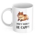 KUBEK  330ML ŚMIESZNY NADRUK CAPYBARA NA PREZENT ŚWIĘTA