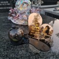 Znicz LED STATUETKA Złota NA CMENTARZ GRÓB DUŻA wieczna lampka nagrobna