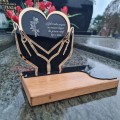 SOLARNY ZNICZ LED STATUETKA NA CMENTARZ GRÓB DUŻA DĄB