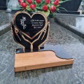 SOLARNY ZNICZ LED STATUETKA NA CMENTARZ GRÓB DUŻA DĄB