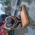 SOLARNY ZNICZ LED STATUETKA NA CMENTARZ GRÓB DUŻA DĄB
