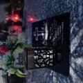 Solarny znicz LED STATUETKA NA CMENTARZ GRÓB DUŻA wieczna lampka nagrobna