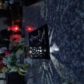 Solarny znicz LED STATUETKA NA CMENTARZ GRÓB DUŻA wieczna lampka nagrobna