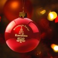 BOMBKA SZKLANA na choinkę z IMIENIEM ozdoba świąteczna PREZENT NA ŚWIĘTA  W2