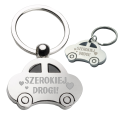 METALOWANY BRELOK DO KLUCZY DO AUTA GRAWEROWANY