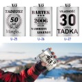 PIERSIÓWKA Prezent na 18 30 40 50 Urodziny DLA NIEGO TATY DZIADKA CHŁOPAKA