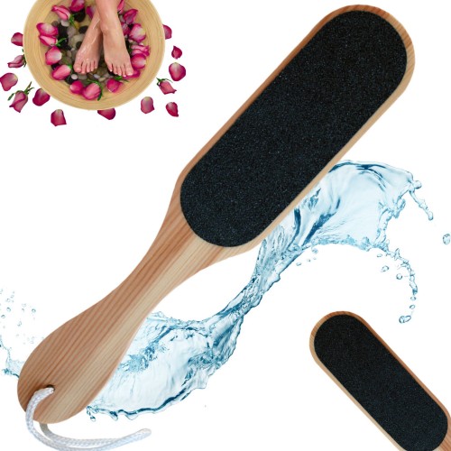 DREWNIANA TARKA DWUSTRONNA DO STÓP PIĘT CIAŁA Z Oczkiem Profesjonalna 28cm