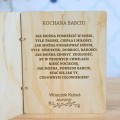 RAMKA PREZENT PIERWSZY DZIEŃ BABCI I OD STARSZYCH DZIECI ŻYCZENIA DLA BABCI