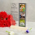 RAMKA ZE ZDJĘCIEM NA SZKLE DZIEŃ DZIADKA BABCI PERSONALIZOWANY PREZENT