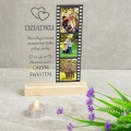 RAMKA ZE ZDJĘCIEM NA SZKLE DZIEŃ DZIADKA PERSONALIZOWANY PREZENT