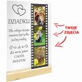 RAMKA ZE ZDJĘCIEM NA SZKLE DZIEŃ DZIADKA PERSONALIZOWANY PREZENT
