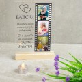 RAMKA ZE ZDJĘCIEM NA SZKLE DZIEŃ BABCI DLA BABCI PERSONALIZOWANY PREZENT