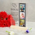 RAMKA ZE ZDJĘCIEM NA SZKLE DZIEŃ BABCI DLA BABCI PERSONALIZOWANY PREZENT