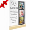 RAMKA ZE ZDJĘCIEM NA SZKLE DZIEŃ BABCI DLA BABCI PERSONALIZOWANY PREZENT