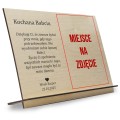 PREZENT NA DZIEŃ BABCI PERSONALIZOWANA RAMKA NA ZDJĘCIE ŻYCZENIA WIERSZYK