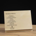 PREZENT NA DZIEŃ BABCI PERSONALIZOWANA RAMKA NA ZDJĘCIE ŻYCZENIA WIERSZYK