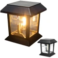 ZNICZ SOLARNY LED LAMPION NA GRÓB STATUETKA NA CMENTARZ Z KRZYŻEM