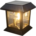 ZNICZ SOLARNY LED LAMPION NA GRÓB STATUETKA NA CMENTARZ Z KRZYŻEM