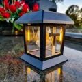 ZNICZ SOLARNY LED LAMPION NA GRÓB STATUETKA NA CMENTARZ Z KRZYŻEM
