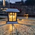 ZNICZ SOLARNY LED LAMPION NA GRÓB STATUETKA NA CMENTARZ Z KRZYŻEM