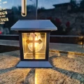 ZNICZ SOLARNY LED LAMPION NA GRÓB STATUETKA NA CMENTARZ Z KRZYŻEM