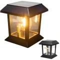 ZNICZ SOLARNY LED LAMPION NA GRÓB STATUETKA NA CMENTARZ Z KRZYŻEM