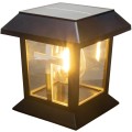 ZNICZ SOLARNY LED LAMPION NA GRÓB STATUETKA NA CMENTARZ Z KRZYŻEM