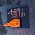 ZNICZ DLA TATY podstawka na cmentarz grób PŁOMIEŃ LED wieczny lampion