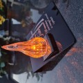 ZNICZ DLA TATY podstawka na cmentarz grób PŁOMIEŃ LED wieczny lampion