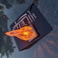 ZNICZ DLA TATY podstawka na cmentarz grób PŁOMIEŃ LED wieczny lampion