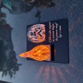 ZNICZ statuetka podstawka na cmentarz grób PŁOMIEŃ LED wieczny lampion