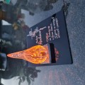 ZNICZ DLA RODZICÓW podstawka na cmentarz grób PŁOMIEŃ LED wieczny lampion