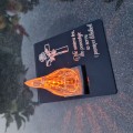 ZNICZ statuetka podstawka na cmentarz grób PŁOMIEŃ LED wieczny lampion
