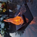 ZNICZ statuetka podstawka na cmentarz grób PŁOMIEŃ LED wieczny lampion
