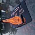 ZNICZ DLA DZIADKÓW podstawka na cmentarz grób PŁOMIEŃ LED wieczny lampion