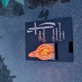 ZNICZ DLA DZIADKÓW podstawka na cmentarz grób PŁOMIEŃ LED wieczny lampion