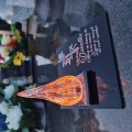 ZNICZ DLA DZIADKA podstawka na cmentarz grób PŁOMIEŃ LED wieczny lampion