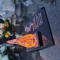 ZNICZ DLA DZIADKA podstawka na cmentarz grób PŁOMIEŃ LED wieczny lampion