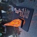 ZNICZ DLA DZIADKA podstawka na cmentarz grób PŁOMIEŃ LED wieczny lampion