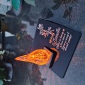 ZNICZ DLA DZIADKA podstawka na cmentarz grób PŁOMIEŃ LED wieczny lampion