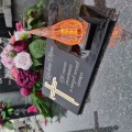 DEKORACJA na grób ZNICZ podstawka na cmentarz LAMPKA LED wieczna latarenka