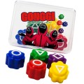KOŚCI GONGGI Ciężkie koreńskiej gry gongi conggi SQUID GAME hacele PUDEŁKO         UV-141-KOSTKI_GONGGI