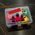 KOŚCI DO GRY GONGGI Ciężkie Z FILMU SQUID GAME hacele PUDEŁKO Z BRELOKIEM       UV-141-KOSTKI-BRELOK