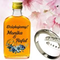 PIERSIÓWKA WESELNA 10x butelka 100ml na ALKOHOL z NADRUK prezent dla gości